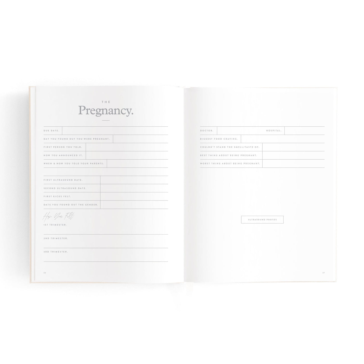 Fox & Fallow - Mini Baby Book | Oatmeal Journal Fox & Fallow 