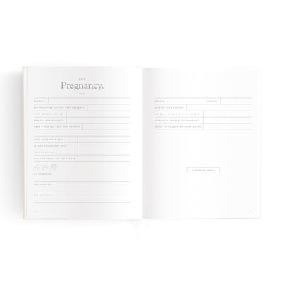 Fox & Fallow - Mini Baby Book | Oatmeal Journal Fox & Fallow 