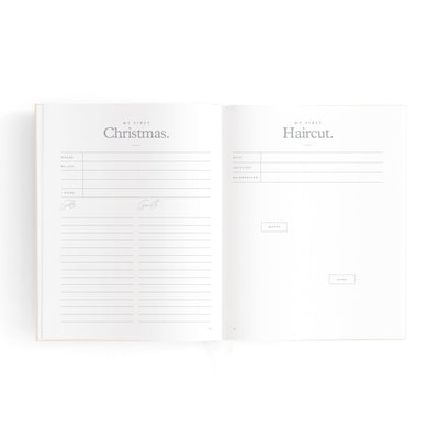 Fox & Fallow - Mini Baby Book | Oatmeal Journal Fox & Fallow 