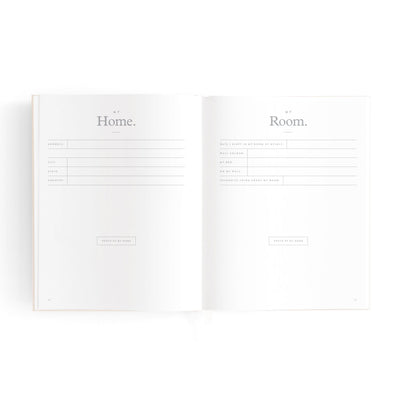 Fox & Fallow - Mini Baby Book | Oatmeal Journal Fox & Fallow 