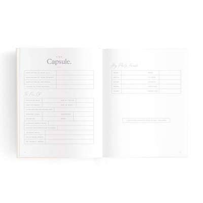 Fox & Fallow - Mini Baby Book | Oatmeal Journal Fox & Fallow 