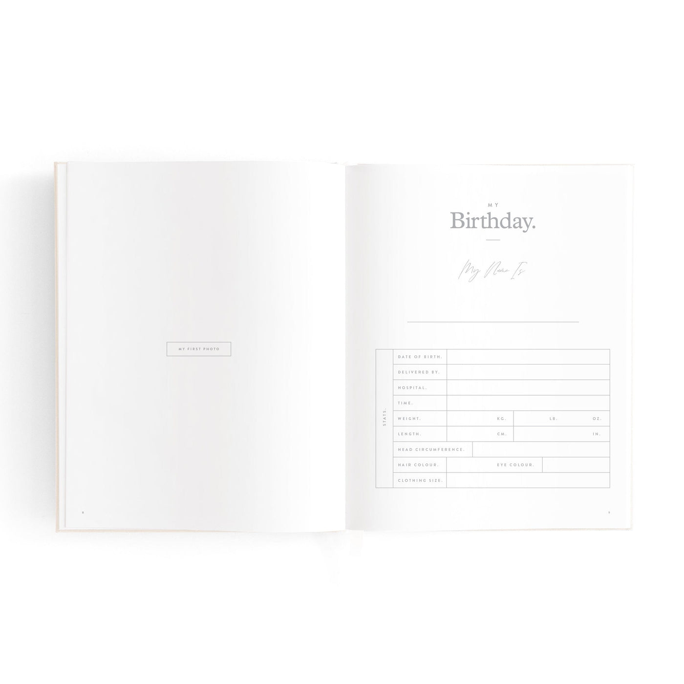 Fox & Fallow - Mini Baby Book | Oatmeal Journal Fox & Fallow 