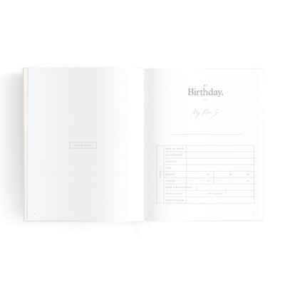 Fox & Fallow - Mini Baby Book | Oatmeal Journal Fox & Fallow 