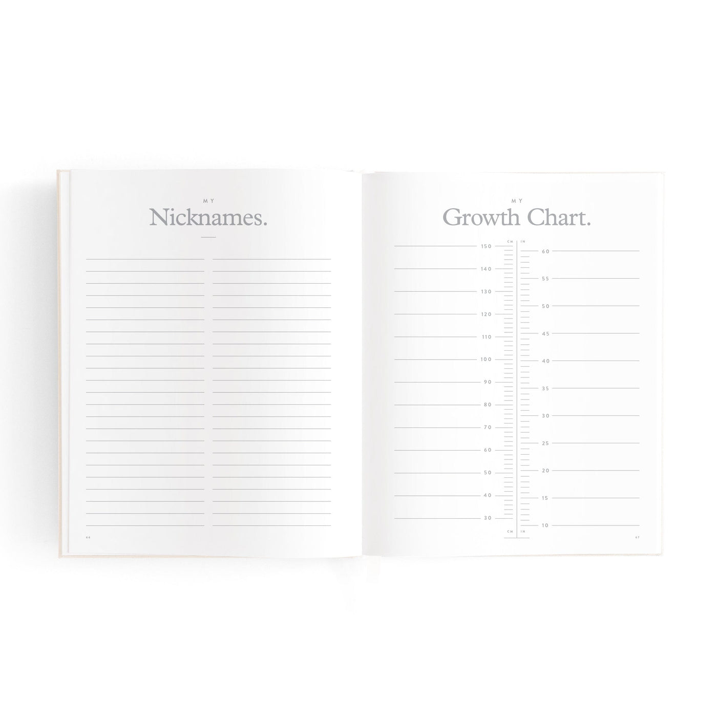 Fox & Fallow - Mini Baby Book | Oatmeal Journal Fox & Fallow 