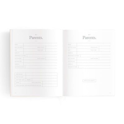 Fox & Fallow - Mini Baby Book | Oatmeal Journal Fox & Fallow 