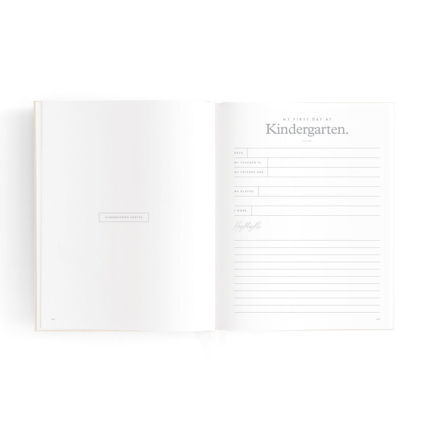 Fox & Fallow - Mini Baby Book | Oatmeal Journal Fox & Fallow 
