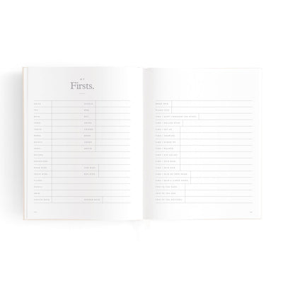 Fox & Fallow - Mini Baby Book | Oatmeal Journal Fox & Fallow 