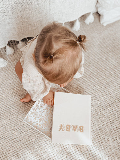 Fox & Fallow - Mini Baby Book | Oatmeal Journal Fox & Fallow 