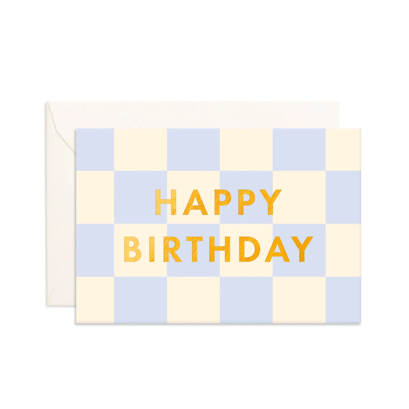 Fox & Fallow - Mini Greeting Card | Birthday Powder Check Greeting Card Fox & Fallow 