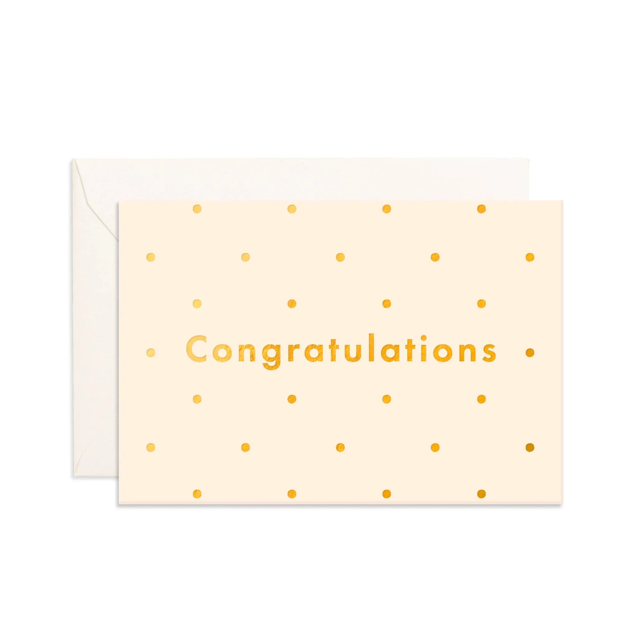 Congratulations Fox Fox & Fallow - Mini Greeting Card | Congratulations Dots