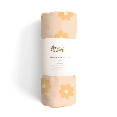 Fox & Fallow - Muslin Wrap | Daisy Chain Muslin Wrap Fox & Fallow 