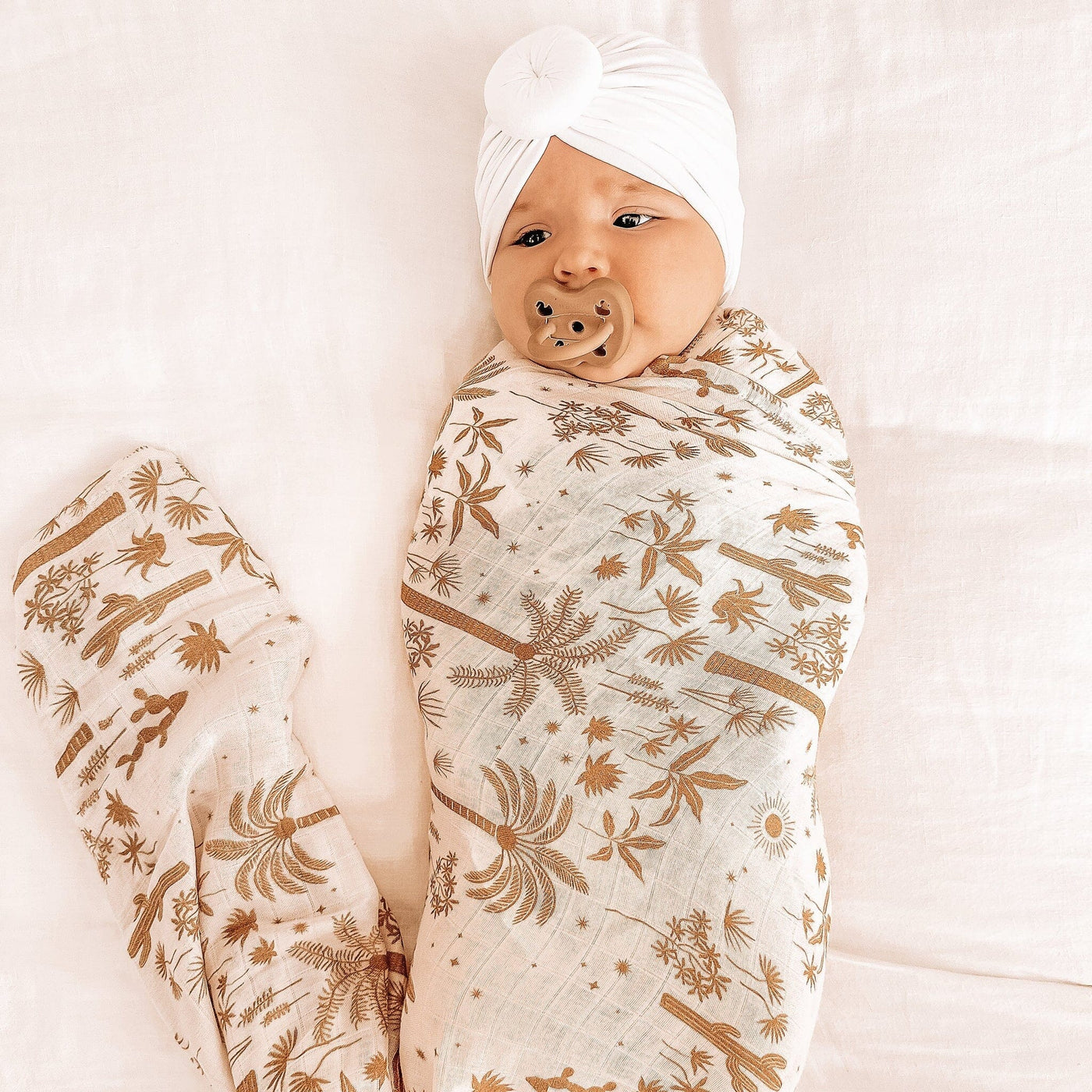 Fox & Fallow - Muslin Wrap | Desert Palms Muslin Wrap Fox & Fallow 