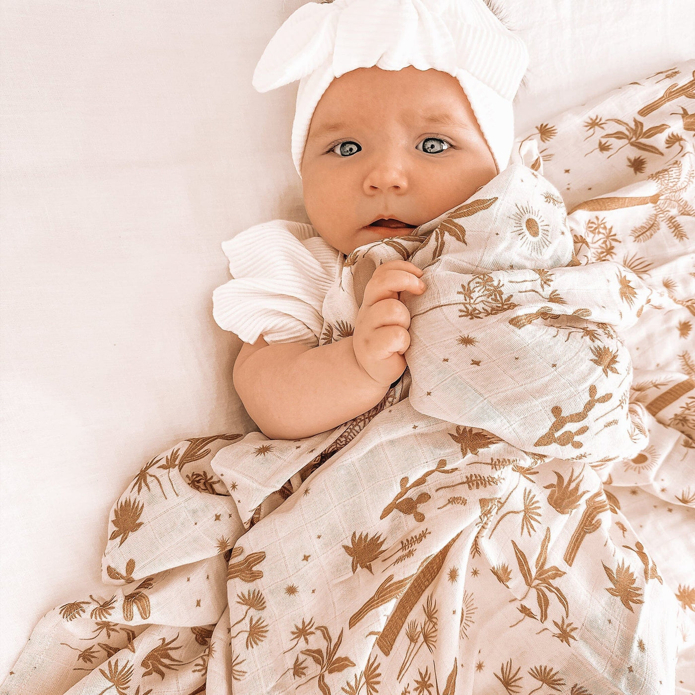 Fox & Fallow - Muslin Wrap | Desert Palms Muslin Wrap Fox & Fallow 