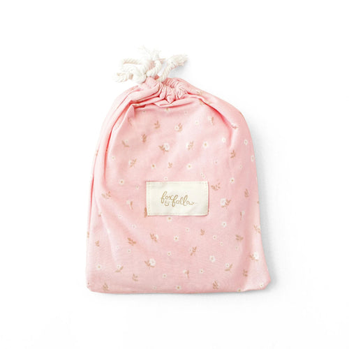 Fox & Fallow - Organic Fitted Bassinet Sheet/Change Pad Cover | Dusty Roses