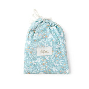 Fox & Fallow - Organic Fitted Bassinet Sheet/Change Pad Cover | Forest Friends Sage