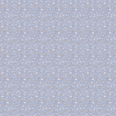 Fox & Fallow - Organic Fitted Cot Sheet | Forest Friends Cornflower Cot Sheet Fox & Fallow 