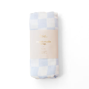 Fox & Fallow - Organic Muslin Wrap Swaddle | Powder Check