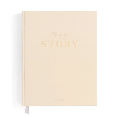 Fox & Fallow - This Is My Story Memoir Journal | Cream Journal Fox & Fallow 