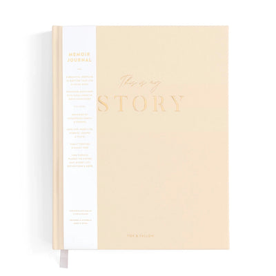 Fox & Fallow - This Is My Story Memoir Journal | Cream Journal Fox & Fallow 