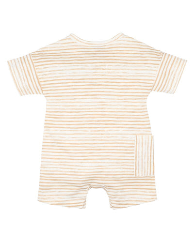 Fox & Finch - Lion Stripe SS Romper Romper Fox & Finch 