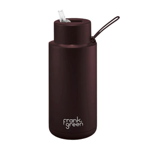 Frank Green Reusable Bottle - 34oz/1L | Chocolate