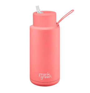 Frank Green Reusable Bottle - 34oz/1L | Sweet Peach