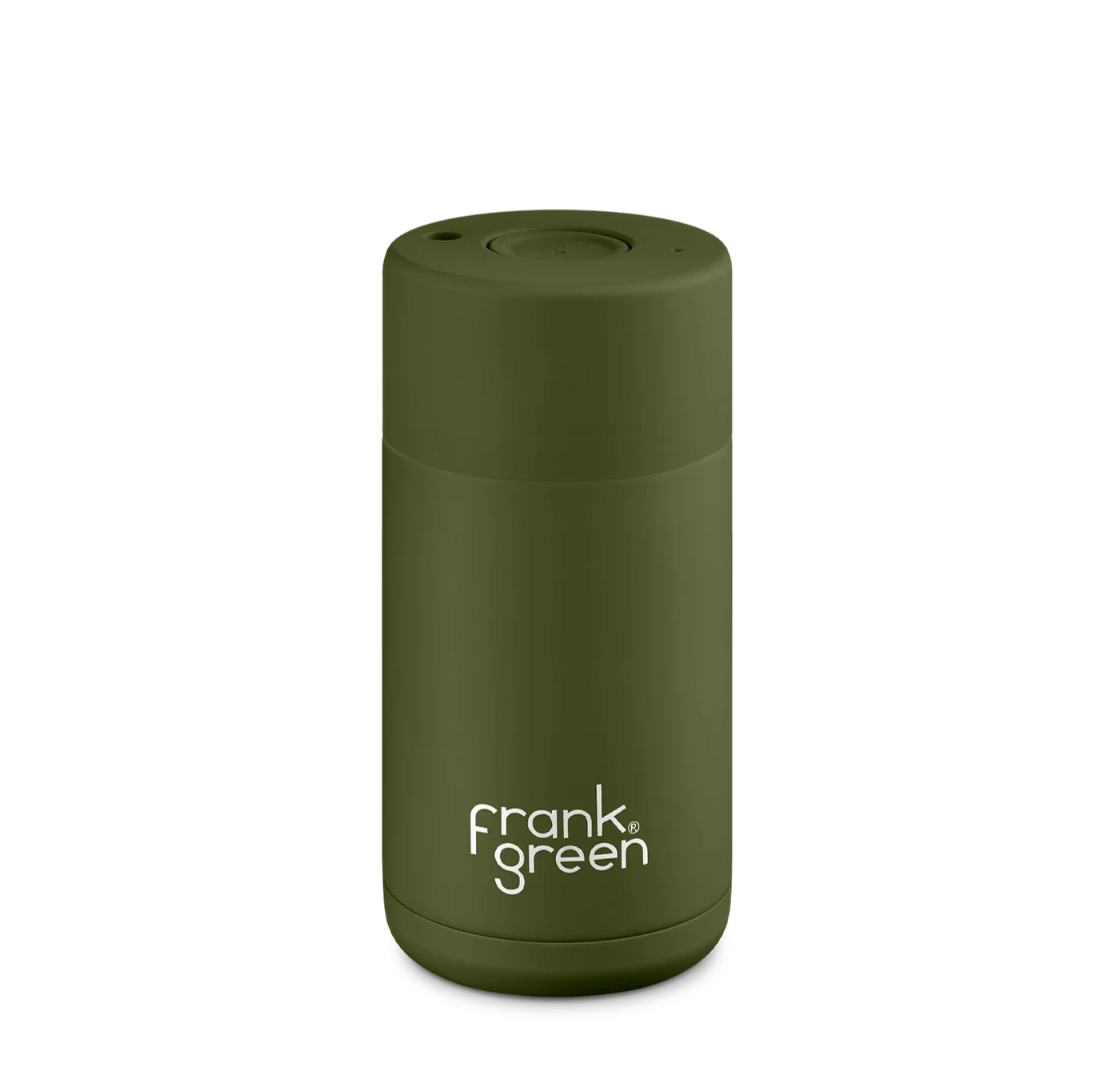 Frank Green Ceramic Reusable Cup 12oz - Khaki Mealtime Frank Green 