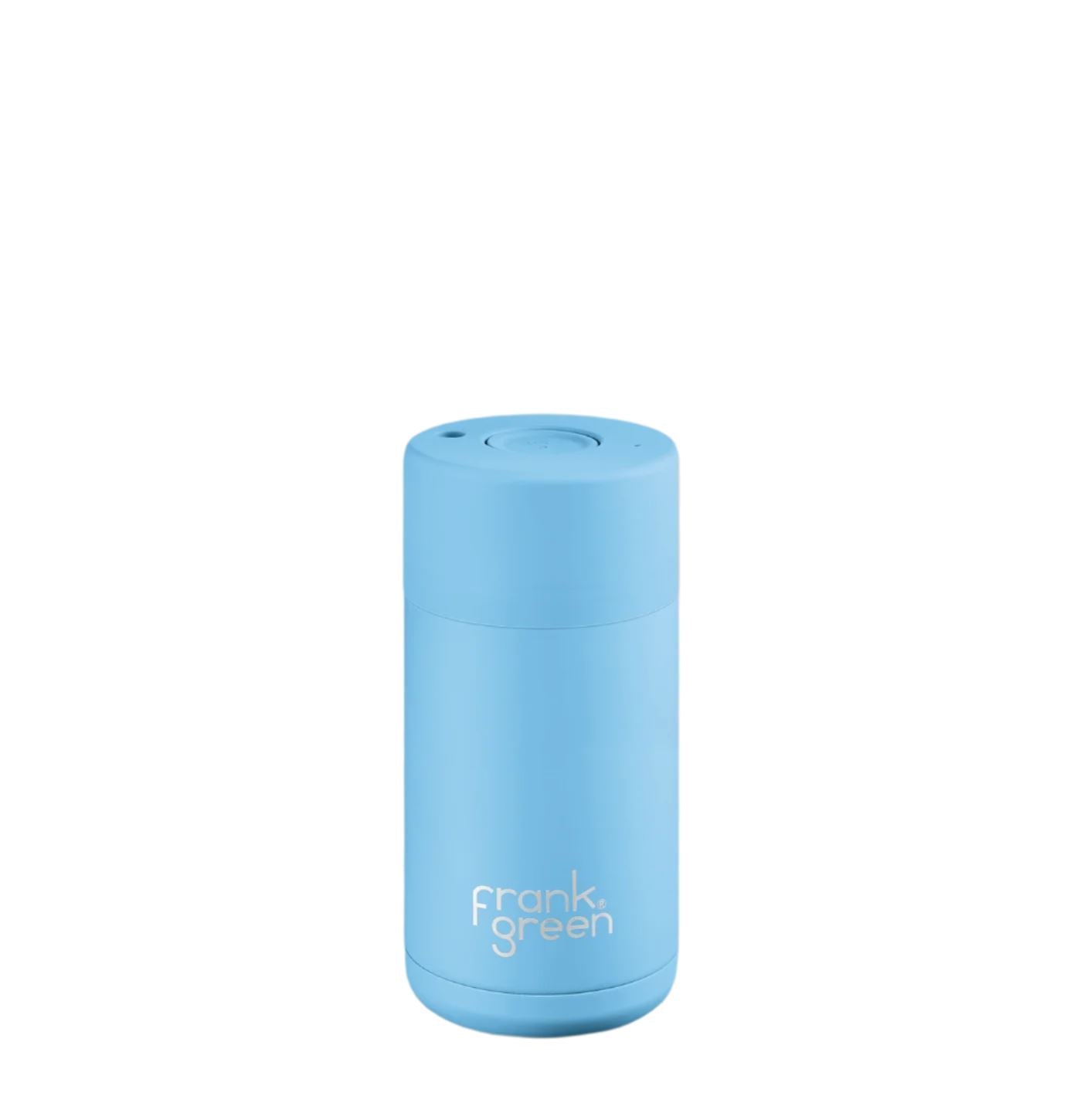 Frank Green - Ceramic Reusable Cup 12oz Sky Blue Mealtime Frank Green 