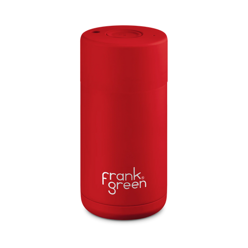 Frank Green Limited Edition Ceramic Reusable Cup 12oz - Atomic Red
