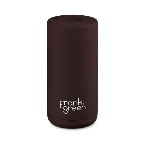 Frank Green Limited Edition Ceramic Reusable Cup 12oz - Chocolate