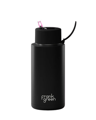 Frank Green Reusable Bottle - 34oz/1L | Midnight Mealtime Frank Green 