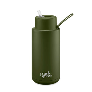 Frank Green Reusable Bottle - 34oz/1L | Khaki