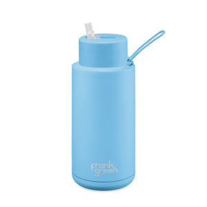 Frank Green Reusable Bottle - 34oz/1L | Sky Blue