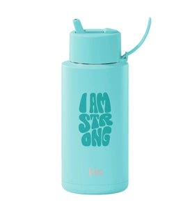 Frank Green X Kic - Reusable Bottle 34oz/1L | Aqua