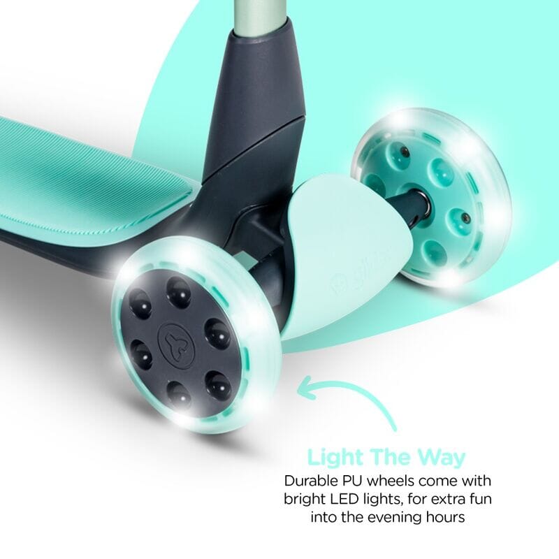 Glider Luna 5-in-1 Scooter & Ride-on - Green Bikes Yvolution 
