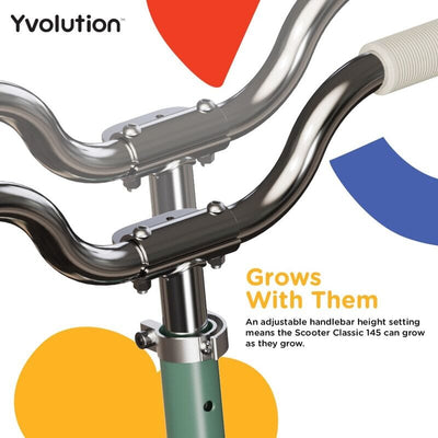 Glider Scooter - 2-Wheel Scooter Classic - Green Bikes Yvolution 