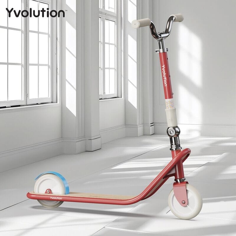 Glider Scooter - 2-Wheel Scooter Classic - Red Bikes Yvolution 