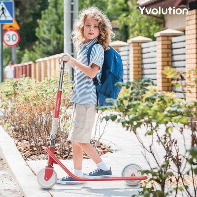 Glider Scooter - 2-Wheel Scooter Classic - Red Bikes Yvolution 