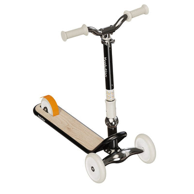 Glider Scooter - Classic Black 3 wheel scooter Bikes Yvolution 