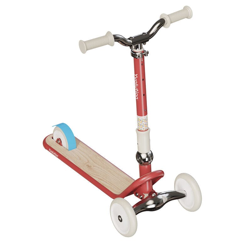 Glider Scooter - Classic Red 3 wheel scooter Bikes Yvolution 