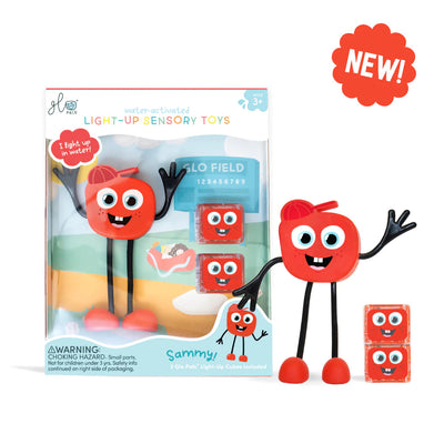 Glo Pals Character - Sammy Red New Design Bath Toy Glo Pals 
