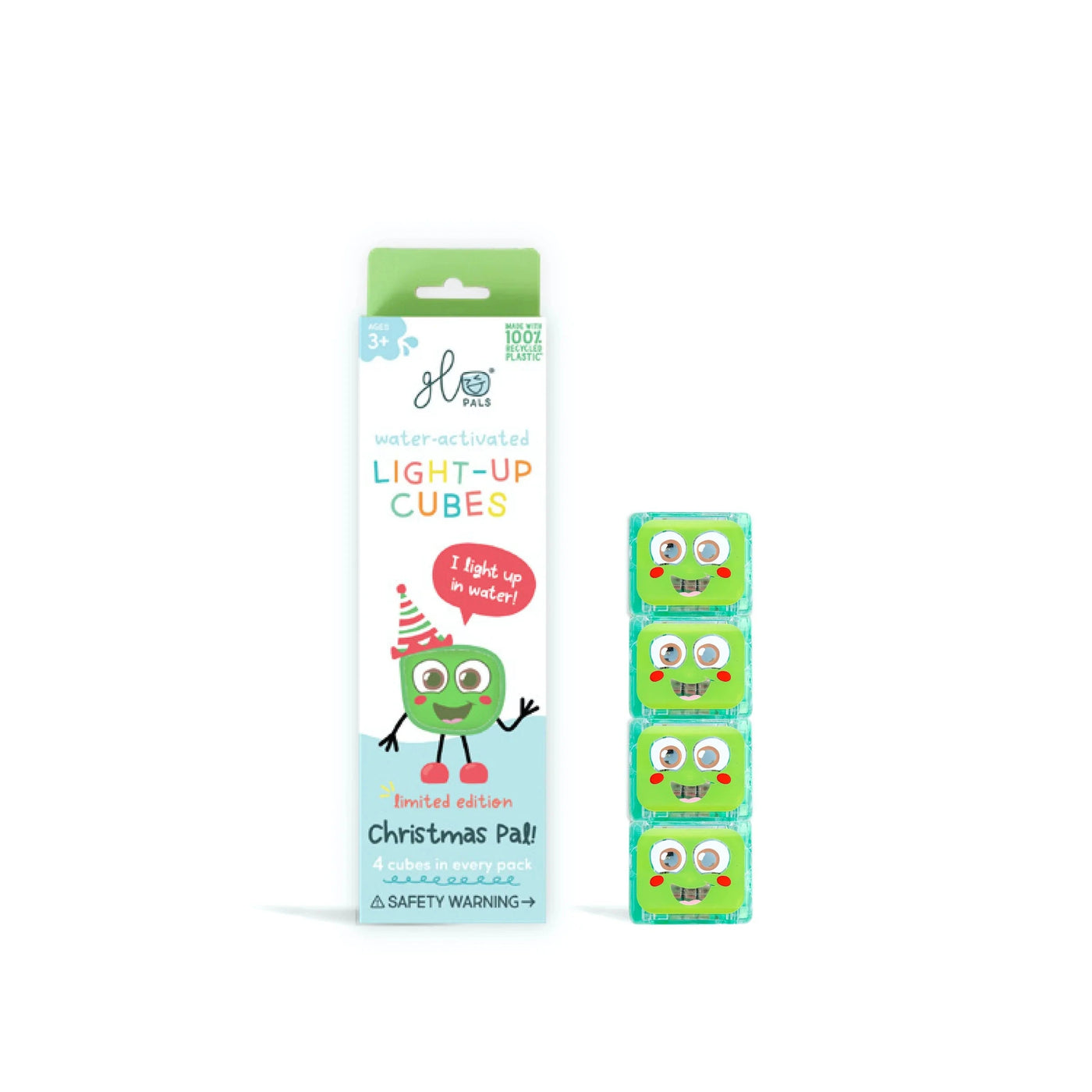 Glo Pals Cube - Christmas Limited Edition Bath Toy Glo Pals 