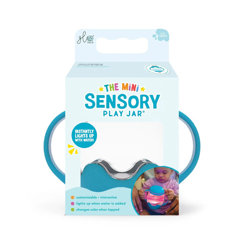 Glo Pals- Mini Sensory Play Jar | Blue