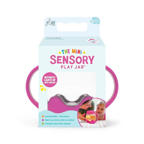 Glo Pals - Mini Sensory Play Jar | Pink