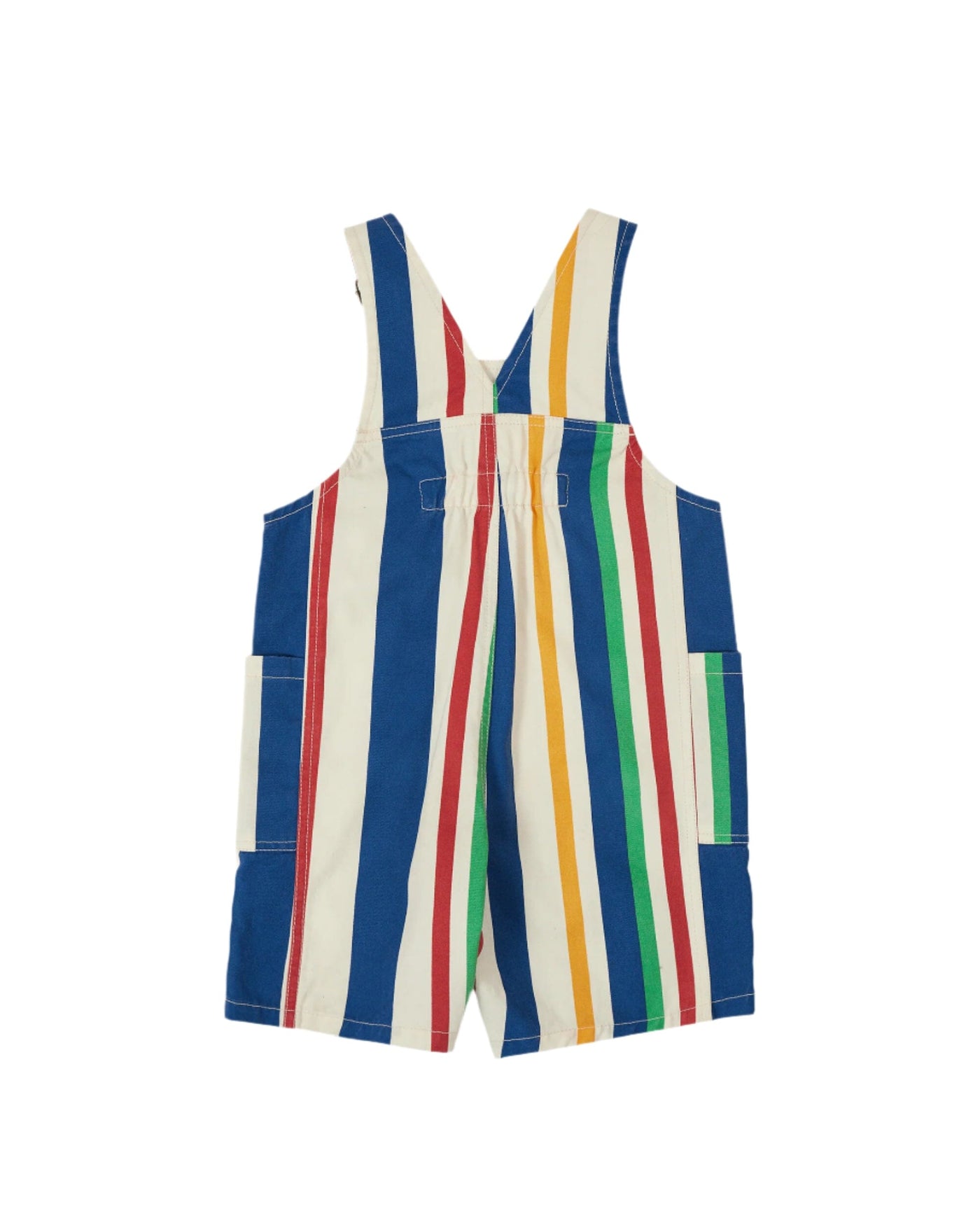 Goldie & Ace - 90'S Bold Stripe Burton Denim Pocket Overalls Overalls Goldie & Ace 