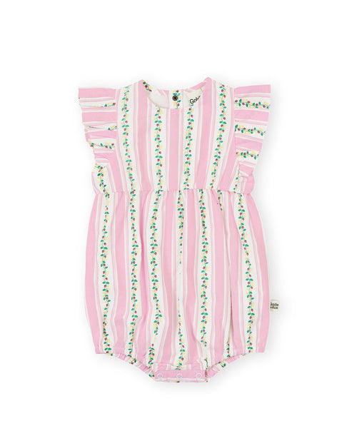 Goldie & Ace - Antique Stripe Strawberry Lani Romper