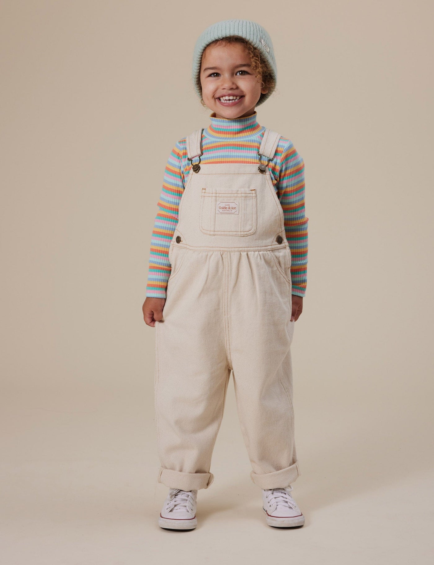 Goldie & Ace - Austin Denim Overalls | Oat Overalls Goldie & Ace 