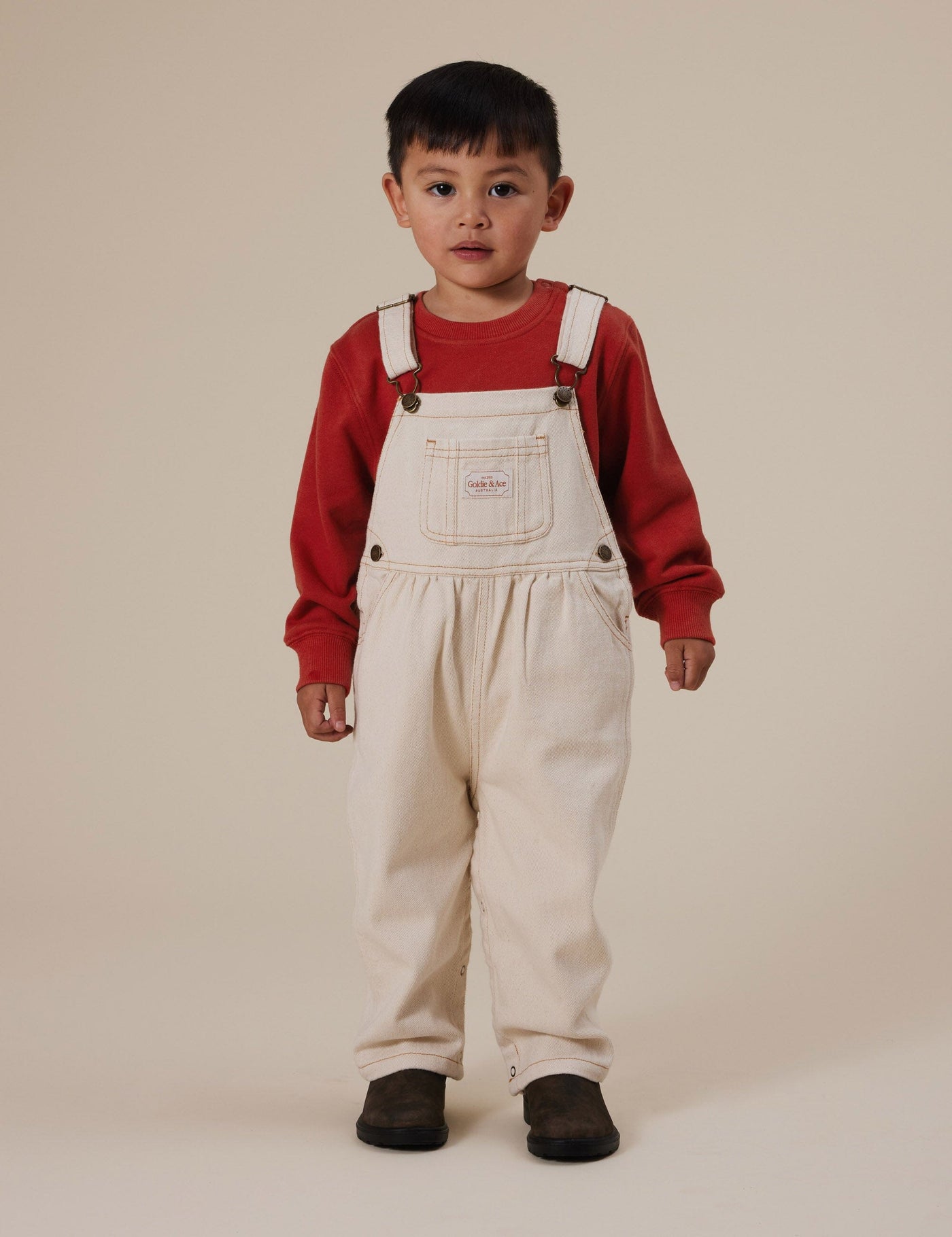 Goldie & Ace - Austin Denim Overalls | Oat Overalls Goldie & Ace 