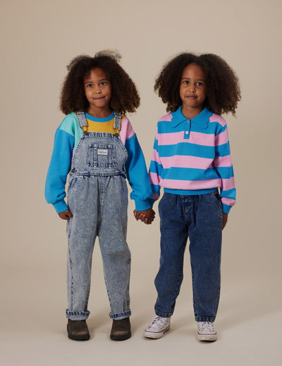 Goldie & Ace - Austin Vintage Washed Denim Overalls Overalls Goldie & Ace 