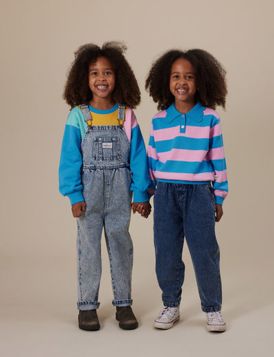 Goldie & Ace - Austin Vintage Washed Denim Overalls Overalls Goldie & Ace 